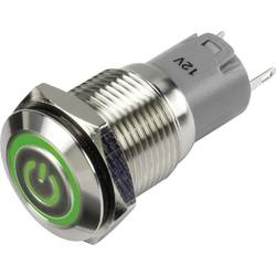 TRU COMPONENTS LAS2GQF-11ZET/G/12V/S/P, 1303025 tlačítkový spínač, 16 mm, 48 V/DC, 2 A, 1 ks