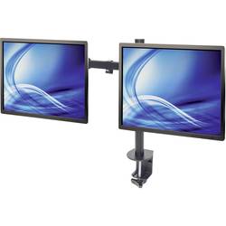 Manhattan 461528 2násobný držák na stůl pro monitor 33,0 cm (13) - 81,3 cm (32) černá nastavitelná výška, naklápěcí, nakláněcí