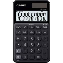 Casio SL-310UC-BK kapesní kalkulačka, displej (počet míst) 10, solární napájení, na baterii, černá