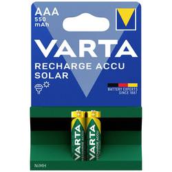 Varta RECH.AC.Solar AAA550mAh BLI2 akumulátor AAA Ni-MH 550 mAh 1.2 V 2 ks