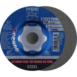 PFERD 64188125 CC-GRIND-FLEX 125 SG STEEL COARSE brusný kotouč Průměr 125 mm Ø otvoru 22.23 mm 10 ks