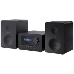 Sharp XL-B520D stereo systém AUX, Bluetooth, DAB+, USB, vč. dálkového ovládání 40 W černá