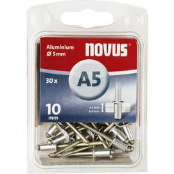 Novus 110026855 slepý nýt (Ø x d) 5 mm x 10 mm hliník hliník 30 ks