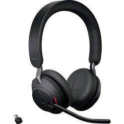 Jabra Evolve2 65 MS Sluchátka On Ear Bluetooth®, 26599-999-889, stereo, černá