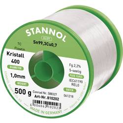 Stannol Ecology TC bezolovnatý pájecí cín cívka Sn99,3Cu0,7 REL0 500 g 1 mm