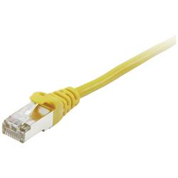 Equip 605566 RJ45 síťové kabely, propojovací kabely CAT 6 S/FTP 10.00 m žlutá pozlacené kontakty 1 ks