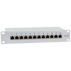 LogiLink NP0052 12 portů patch panel 254 mm (10) CAT 6A 1 U