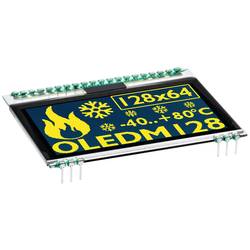 Display Elektronik grafický displej zelenožlutá 128 x 64 Pixel (š x v x h) 67.80 x 48.00 x 2.1 mm