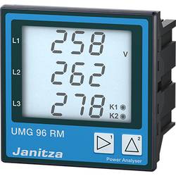 Janitza UMG 96RM-M L-N: 10-300 VAC, L-L: 18-520 VAC