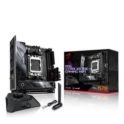 Asus ROG STRIX X670E-I GAMING WIFI Základní deska Socket (PC) #####AMD AM5 Tvarový faktor Mini-ITX Čipová sada základní desky AMD® X670