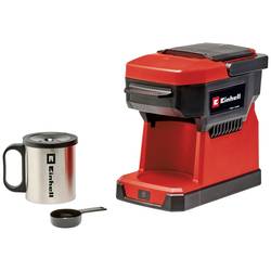 Einhell TE-CF 18 Li-Solo Power X-Change kávovar červená připraví šálků najednou=1 s funkcí filtrování kávy