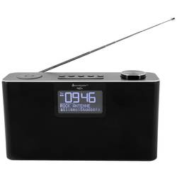 soundmaster DAB700SW 10751 stolní rádio, DAB+, FM, Bluetooth, AUX, DAB+, FM, SD, USB, funkce alarmu, hlasitý odposlech, černá