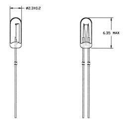 Barthelme 21616300 speciální žárovka čirá T3/4 WT 16 V 30 mA 1 sada