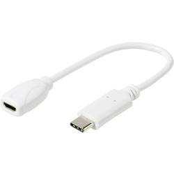 Vivanco pro mobilní telefon adaptér [1x micro USB zásuvka - 1x USB 2.0 zástrčka C] DCAVVUSBCMB02W 20.00 cm