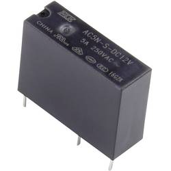 HKE AC5N-S-DC12V, AC5N-S-DC12V relé do DPS, monostabilní, 1 cívka, 30 V/DC, 250 V/AC, 5 A, 1 ks