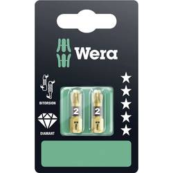 Wera 855/1 BDC SB SiS 05073339001 křížový bit PZ 2 nástrojová ocel diamantová vrstva D 6.3 2 ks