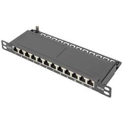 Digitus DN-91612S-SL-EA 12 portů patch panel 254 mm (10) 0.5 U osazený