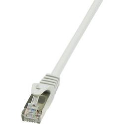 LogiLink CP2012S RJ45 síťové kabely, propojovací kabely CAT 6 F/UTP 0.25 m šedá s ochranou 1 ks