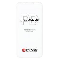 Skross Reload 20 PD powerbanka 20000 mAh Li-Ion bílá Indikátor stavu