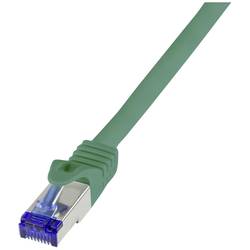 LogiLink C6A045S RJ45 CAT 6A S/FTP 1.50 m zelená 1 ks