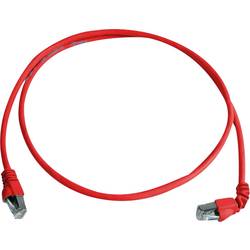 Telegärtner L00000A0196 RJ45 síťové kabely, propojovací kabely CAT 6A S/FTP 1.00 m červená samozhášecí, bez halogenů 1 ks