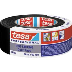 tesa Duct Tape PRO-STRONG 74662-00002-00 instalatérská izolační páska černá (d x š) 50 m x 50 mm 1 ks