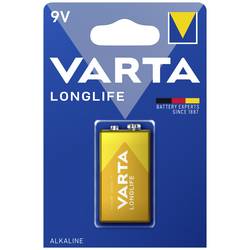 Varta LONGLIFE 9V Bli 1 baterie 9 V alkalicko-manganová 565 mAh 9 V 1 ks