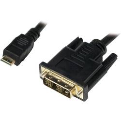 LogiLink HDMI / DVI kabelový adaptér Zástrčka HDMI Mini-C, DVI-D 18 + 1 pól Zástrčka 2.00 m černá CHM004 HDMI kabel