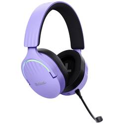 Trust GXT491P FAYZO Sluchátka Over Ear Bluetooth®, 25305, Virtual Surround, fialová