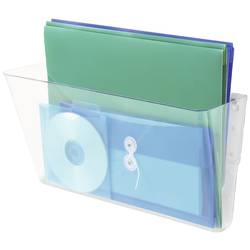 Deflecto DocuPocket 73101 drřák letáků na zeď transparentní DIN A4 na šířku 1 ks (š x v x h) 331 x 190 x 105 mm