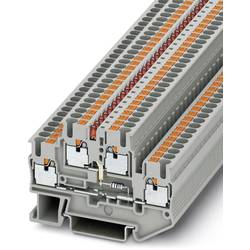 Phoenix Contact 3211469 řadová svorka průchodky 5.2 mm rychlé připojení šedá 50 ks