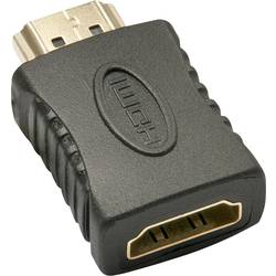 LINDY 41232 HDMI adaptér [1x HDMI zásuvka - 1x HDMI zástrčka] černá