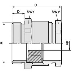 LAPP SKINDICHT® SVRE-M 63/48 kabelová průchodka, 52105006, M63, 5 ks