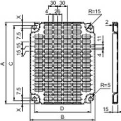 Schneider Electric NSYMR66 montážní deska (d x š) 600 mm x 600 mm 1 ks