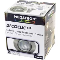 Megatron MT75403 vestavné svítidlo, LED, GU10, GU5.3, 6 W, železo (kartáčované)