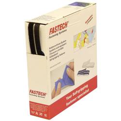 FASTECH® B10-SKL999910 pásek se suchým zipem zalepení hotmelt háčková a flaušová část (d x š) 10 m x 10 mm černá 10 m