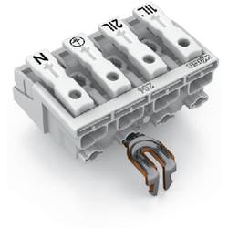 přístrojová svorka Tuhost (příčný řez): 0.5-1.5 mm² Pólů: 4 WAGO WAGO GmbH & Co. KG 500 ks bílá