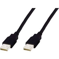 Digitus USB kabel USB 2.0 USB-A zástrčka, USB-A zástrčka 5.00 m černá dvoužilový stíněný AK-300101-050-S