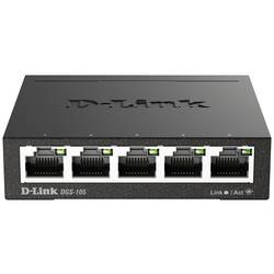 D-Link DGS-105 síťový switch, 5 portů, 1 GBit/s