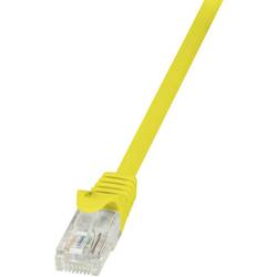 LogiLink CP2097U RJ45 síťové kabely, propojovací kabely CAT 6 U/UTP 10.00 m žlutá s ochranou 1 ks