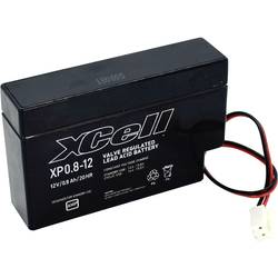 XCell XP0.812JST XCEXP0.812JST olověný akumulátor 12 V 0.8 Ah olověný se skelným rounem (š x v x h) 96 x 62 x 25 mm JST zástrčka bezúdržbové