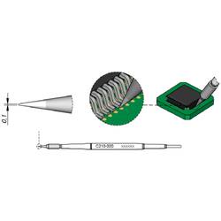 JBC Tools C210020 pájecí hrot oblý, rovný Velikost hrotů 0.1 mm Obsah 1 ks