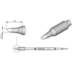 JBC Tools C245945 pájecí hrot oblý, zkosený Velikost hrotů 2.2 mm Obsah 1 ks