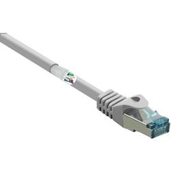 Renkforce RF-5043948 RJ45 síťové kabely, propojovací kabely CAT 6A S/FTP 10.00 m šedá samozhášecí 1 ks