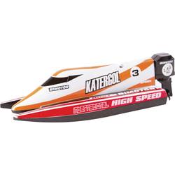 Invento Mini Race Boat „Red“ RC model motorového člunu pro začátečníky RtR 140 mm