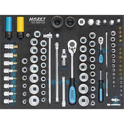Hazet HAZET sada nástrčných klíčů metrický 3/4, 1/4 (6,3 mm), 1/2 105dílná 163-369/104