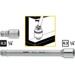 Hazet HAZET 871-1 prodlužovací nástavec pro nástrčné klíče Pohon (šroubovák) 1/4 (6,3 mm) Typ zakončení 1/4 (6,3 mm) 25 mm 1 ks