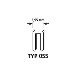 Wolfcraft 7166000 sponky s úzkým hřbetem Typ 55 1200 ks