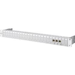 Metz Connect 130920-E 24 portů síťový patch panel 483 mm (19) CAT 6A 1 U šedá osazený