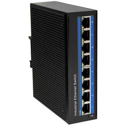 LogiLink NS203P průmyslový ethernetový switch, 8 portů, 10 / 100 / 1000 MBit/s, funkce PoE